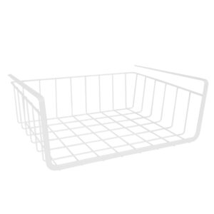 Panier de Rangement Sous Étagère en Acier - Organisateur de Placard de Cuisine Suspendu - 35 cm